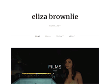 Tablet Screenshot of elizabrownlie.com
